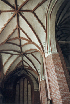 Vorschaubild Ehem. Antoniterkloster, Klosterkirche, Gewölbe (Foto 1990)